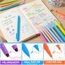 64 Pieces Bible Journaling Pens Kit, 24 Gel Highlighters, 20 Colored Retractable Ballpoint Pens, 20 Colored Fineliner Pen Bulk for Bible Markers No Bleed Through Easter Church Gift Supplies