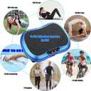 AXV Vibration Plate Fitness Platform Exercise Machine Vibrating Shaking Workout Full Body Shaker Vibrate Stand Shake Board Sport Gym Pad for Weight Loss Fat Burner for Women Men