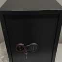 [23.6" Tall] Large Safe Box with LED Light, Anti-theft Home Safes with Programmable Keypad, Spare Keys and 3 Removable Shelves, Digital Security Safes for Home Money Documents Medicines (5.0 Cub)