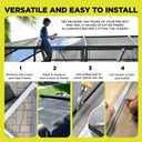 DOCAZOO Window Screen Mesh 72 in x 100 Ft