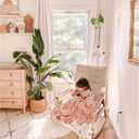 NICETOWN 100% Blackout Window Curtain Panels, Cold and Full Light Blocking Drapes with Black Liner for Nursery, 84 inches Drop Thermal Insulated Draperies (White, 2 Pieces, 52 Wide Each Panel)
