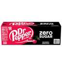 2 x Dr Pepper Cherry Zero Sugar Soda, 12 fl oz cans, 12 pack (EXP 07/18/26)