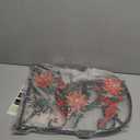 hogardeck Outdoor Christmas Decorations, 2 Pcs Metal Fence Floral Decorative Garden Stakes with Poinsettia Red Birds for Christmas Decor, Yard Signs for Garden Lawn Patio Home