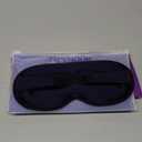 3D Contoured Weighted Eye Mask for Sleeping  Blackout, Lash-Friendly Sleep Mask for Relaxation, Spring Break, Beach Vacation, Summer Hiking Essentials, Washable Memory Foam, Navy Blue