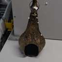 11.6inch Moroccan Lantern Lamp Decorative Candle Holders for Ramadan Decorations, Hanging, Outdoor Patio or Porch, Indoor Home DecorBronze