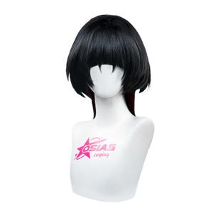OSIAS Jane Doe Wig Long Black to Red Gradient Synthetic Heat Resistant Hair
