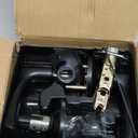 Kwikset Henley Interior Passage Door Handle, Lever For Closet and Hallway Doors, Reversible Non-Locking Handle Lever, Matte Black, with Microban Protection (1 Pack)