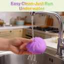 Dumpling Squishy Stress Balls with Steamer, Mystery Colorful Fidget Sensory Toys, Soft Anxiety Relief Squeeze Decompression Dough, Easter Stocking Stuffers Gifts (Yellow)