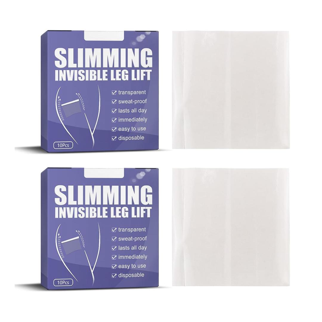 Thigh Lift Tape Transparent Lifting Adhesive Bandage Patch for Leg Body Sagging Skin Fat Anti Chafing Ultra Thin Inner Paste Waterproof Pad Disposable Shaping Leg Lifting Stickers (20pcs)
