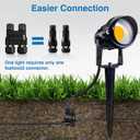 SUNVIE Fastlock2 Low Voltage Wire Connector Landscape Lighting Connectors 14-18 Gauge Waterproof Low Voltage Connectors Outdoor Landscape Wire Connector for Garden Yard Path Lights, 24 Pack