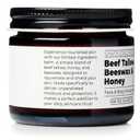Santa Cruz Paleo, Beef Tallow, Beeswax & Honey Face Moisturizer, Organic, Unscented Grassfed Beef Tallow Skin Care, Sunscreen Free, Non Comedogenic Face & Body Moisturizer for Sensitive Skin, 2 Oz
