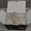 BORT ST58/ST19 Vintage LED Edison Bulbs, 6W Equivalent 60W Filament Light Bulbs, Dimmable 700LM, E26 Base LED Bulbs, Clear Plastic (Daylight White, 12 Pack)