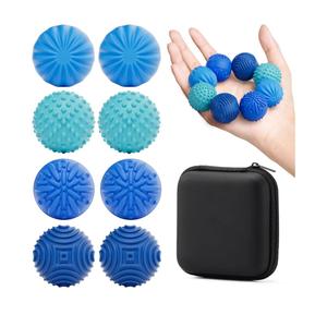 luckdoor Silicone Magnetic Balls Fidget Toys for Adults & Teens,8PCS Stress Relief Sensory Toys for Autism ADHD Anxiety,Fun Textures Gadgets,Office Desk Toy,Stocking Stuffers for Men Women Teen Gifts