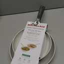 KitchenAid Hard Anodized Ceramic Induction Nonstick Cookware 2-Piece Frying Pans/Skillet Set, Dishwasher Safe, 8.25 Inch and 10 Inch Non Stick Fry Pans with Stainless Steel Handles - Porcelain White