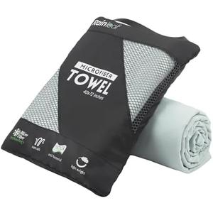 Rainleaf Microfiber Towel Perfect Travel & Gym & Camping Towel. Quick Dry - Super Absorbent - Ultra Compact - Lightweight. Suitable for Trip, Beach, Shower, Backpacking, Pool