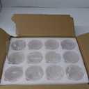 12pcs Glass Cylinder Vases for Centerpieces, 4 Inch Clear Flowers Vase for Wedding Decorations, Glass Hurricane Candle Holder for Home Decor Table Centerpiece