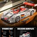 R8 1:10 Remote Control Car Building Kits, with 3 Motors Rechargeable Battery, Compatible with Technique Car for Adults Men Boys Age 14+(2,426 PCS)