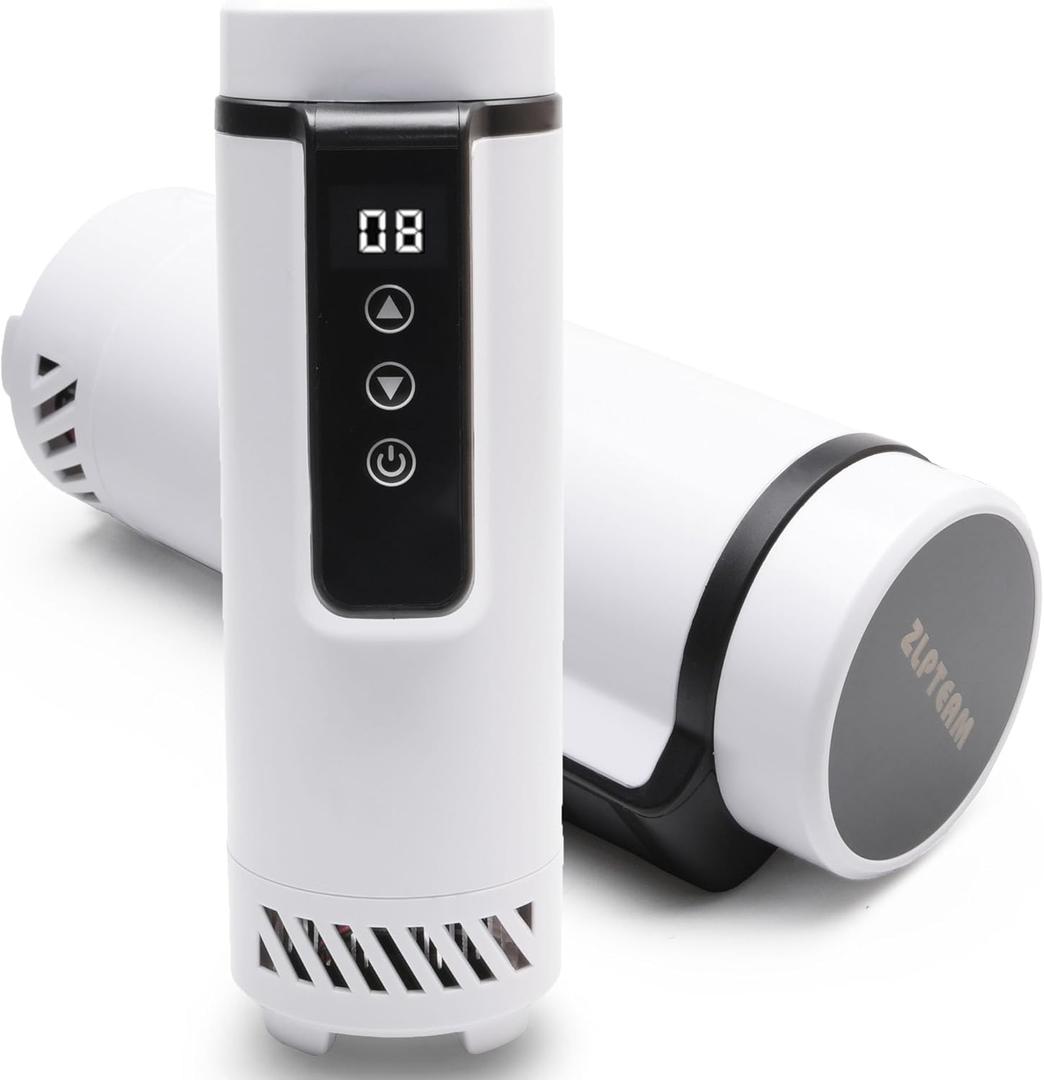 Portable Insulin Cooler with USB Charger - Diabetic Travel Medication Cooler, Car Refrigerator for Medicine Storage, Compact Cooling Organizer (Requires Continuous Power) White