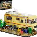 Breaking RV Adventure Building Set, AFOL Upgraded Classic Scene, Compatible with Lego for Adults, Gift for Adults and Avid Fans