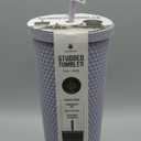 Manna Studded Tumbler 24oz 710 ml Rubber Finish Purple NEW
