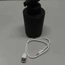 Automatic Soap Dispenser Foaming Touchless: 9oz Black Plastic - Rechargeable Electric Smart Auto Foam Soap Dispenser - Hand Dish Bathroom Kitchen