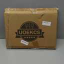 Navy Blue Serving Tray with Handles, Rectangular Decorative Tray for Coffee Table, Plastic Rectangular Tray for Ottoman, Living Room, Bathroom, Home Decor 15.7 x 10.2 x1.37