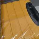 Flight Knight Carry On Suitcase 18x14x8" Hardside Built In TSA Lock & USB Port Lightweight Luggage Silent Double Spinner Wheels Maximum Underseat Carry-On Bag For American & United Approved Airlines (Yellow)