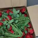 150 Pcs Roses Artificial Flowers, Silk Crimson Burgundy Artificial Flowers Petals Long Stem Roses for Wedding Bouquet Home Party Decor