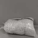 KSIIA Washable Dog Bed Deluxe Plush Dog Crate Beds Comfy Kennel Pad Anti-Slip Pet Sleeping Mat for Large, Jumbo, Medium, Small Dogs Breeds, 35" x 23", Gray (Grey)