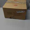 2-Light Industrial Square Flush Mount Ceiling Light, Farmhouse Ceiling Light Fixture for Kitchen, Modern Black Close to Ceiling Light for Hallway Bedroom Balcony Porch Stairway, E26, 2-Pack