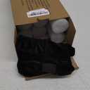 Door Draft Stopper for Bottom of Door, Under Door Gap Filler/Seal for Big Gap, No Folding Required, Flexible Installation Door Sweep soundproofing Strip for Home & Apartment, 32-36in, Black