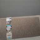 Martha Stewart Mira Modern Heathered Anti-Fatigue Air-Infused Kitchen Mat, Coffee Brown, 19.6"x39"