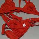 Lilosy Sexy Wireless Choker O Ring Linked Strappy Harness Lingerie Set Outfits 3 Piece XL