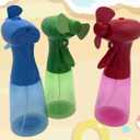 Water Misting Fan Handheld Portable Battery Powered Compact Outdoors Cooling Fans 2 Pack (Blue/Green)