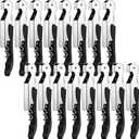 Wine Keys Opener Travel Corkscrew Wine bottle Opener Waiter Beer Bartender for Home Office Kitchen Restaurant Bar Applications(Black,16 Pieces)