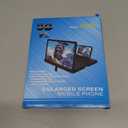 Big Screen Phone Magnifier,Screen Magnifier for Cell Phone,HD Screen Expander for Movies and Videos, Portable Magnifying Screen for Travel,Screen Magnifier Compatible with All Phones (12in, Black)