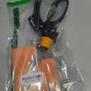 Fiskars Shear Ease Grass Shears - 5" Stainless Steel Blades - 360-Degree Swivel Blade Plant Cutting Scissors - Garden Shears and Grass Cutter, Black