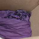 Adrianna Papell Womens Floral Beaded Godet Gown (Purple)