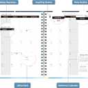 2026 Planner, Weekly and Monthly Calendar Academic Planner, Jan 2026 - Dec 2026, Planning Agenda Book for Desk Accessories and School Supplies - A5 (6.3'' x 8.5'') (Star)