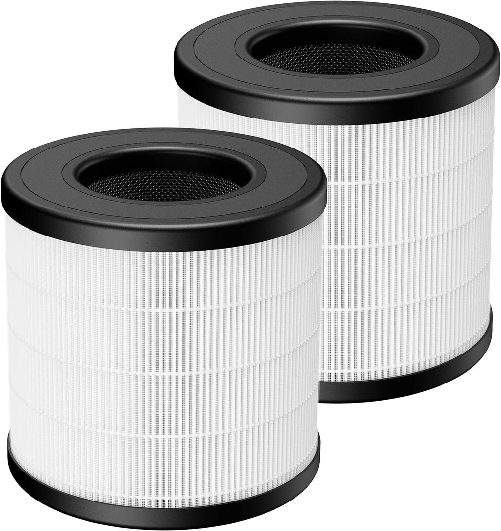 PU-P05/AC201B Replacement Filter for FULMINARE PU-P05 Air Purifier and Purivortex AC201B Air Purifier, 3-in-1 Replacement Filter for Dust Smoke Pollen, 2-Pack (Not Fit for T10)