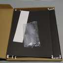 SUNEE 25 Pack Hanging File Folders, Black Folders, Hanging File Folders Letter Size with 1/5-cut Tabs, Stay Organized for Your Home and Office Bulk File and Documents