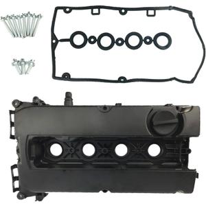 GELUOXI Engine Valve Cover with Gasket & Cap Replacement for Chevy Cruze 2010-2016 Aveo/Aveo5 2009-2011 Sonic Pontiac G3 Saturn Astra 1.8 1.6L 55564395 55558673