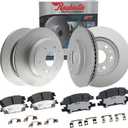 Raybestos Element3 E3V50003 Automotive Replacement Brake Kit for Front and Rear Coated Rotors and Hybrid Brake Pads for Escalade/ESV, Silverado 1500/Suburban, Sierra 1500/Yukon