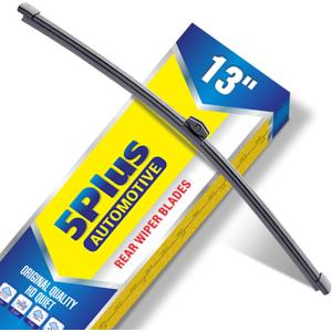 5 PLUS 13" Rear Wiper Blade Replacement for Audi Q3 2022-2019 Q5 17-09/BMW X1 21-16 X2 22-18/Benz A Class 21-19 B 19-17 GLE 21-19/VW Touareg 17-15/Porsche Cayenne 21-11 BACK Windshield Wiper (A332H)