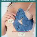 Breast Heating Pad & Cooling Gel Packs (x2) | Ice & Heat Therapy for Breastfeeding, Post Surgery Recovery, Mastectomy, Augmentation, Reduction | Hot & Cold