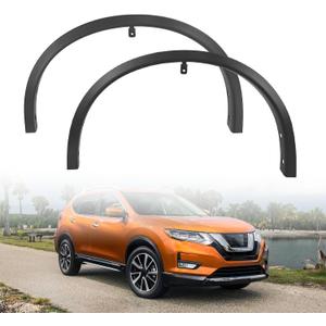 2PCS Textured Front Fender Molding Trim LH&RH Side Fits for 2014-2020 Nissan Rogue Replaces 638609TA1A, NI1291101,638619TA1A,NI1290101