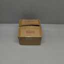 TIPGO Glass Qtip Holder Dispenser - 10 oz Clear Canister Apothecary Jar, Bathroom Vanity Storage Organizer Set for Cotton Swabs, Pads, Floss Picks, Small Containers for Makeup Storage (4 Pack, Black)