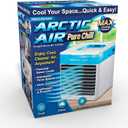 Arctic Air Pure Chill Evaporative Air Cooler By Ontel - Powerful 3-Speed Personal Space Cooler, Quiet, Lightweight And Portable For Bedroom, Office, Living Room & More