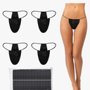 16 Pcs Disposable Thong Panties Women's Spa T Thong Soft Breathable Disposable Tanning Underwear