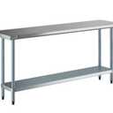 BK Resources Stainless Steel Table, 72 x 18", VTT-1872